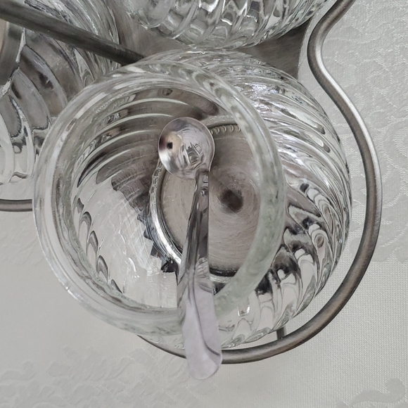 Winchester Three-jar Condiment Server with Spoons - Picture 6 of 11